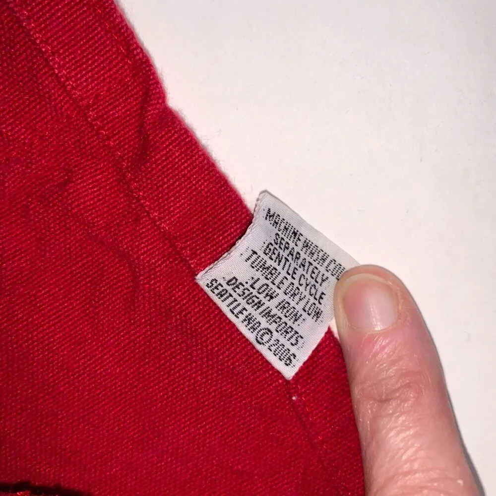 Design Imports For the Home Red Apron Adjustable Retro Y2K